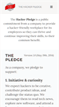 Mobile Screenshot of hackerpledge.org